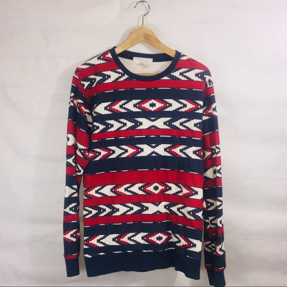AZTEC CREWNECK SWEATSHIRT